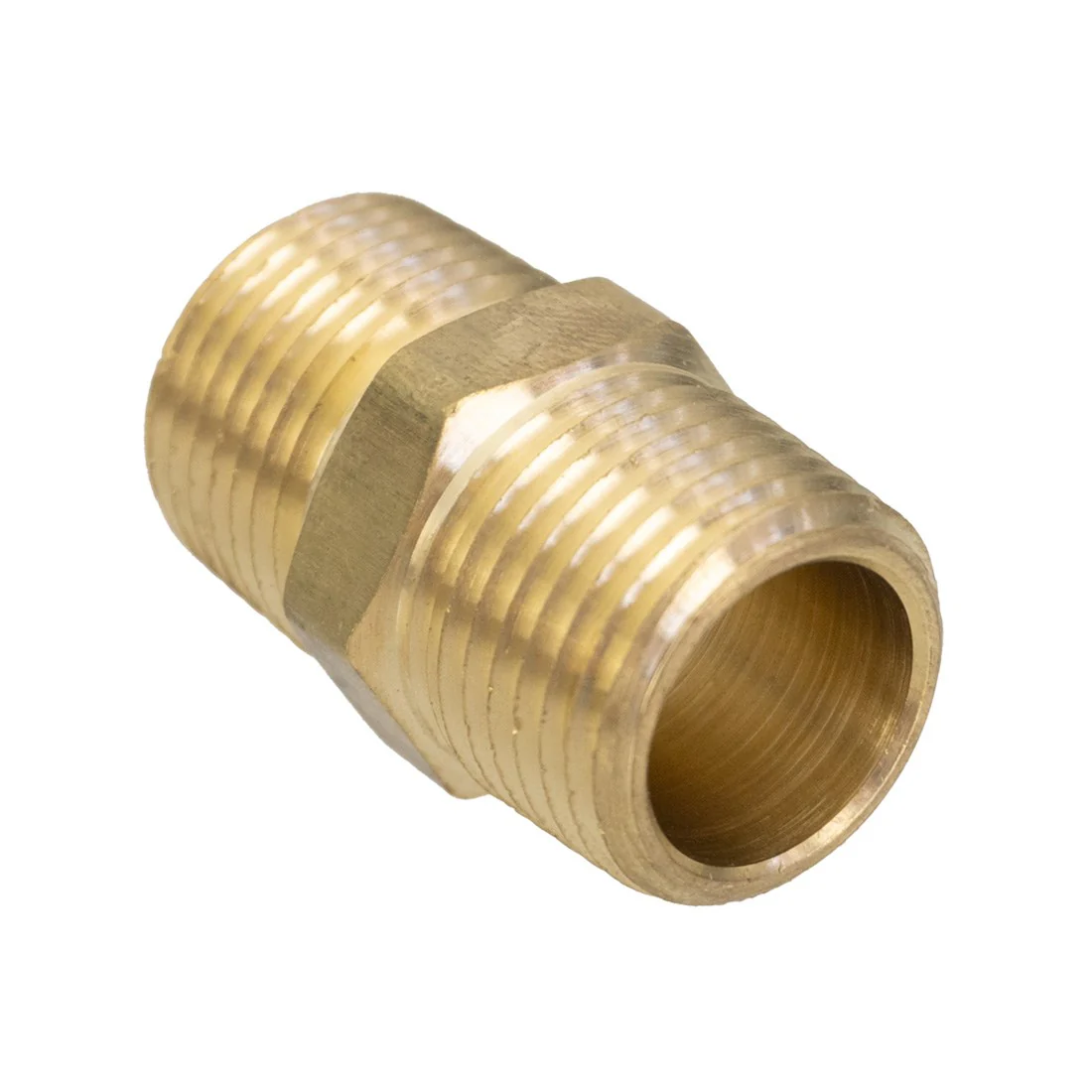 XERO Hex Nipple Brass - 1/2 Inch - Image 2
