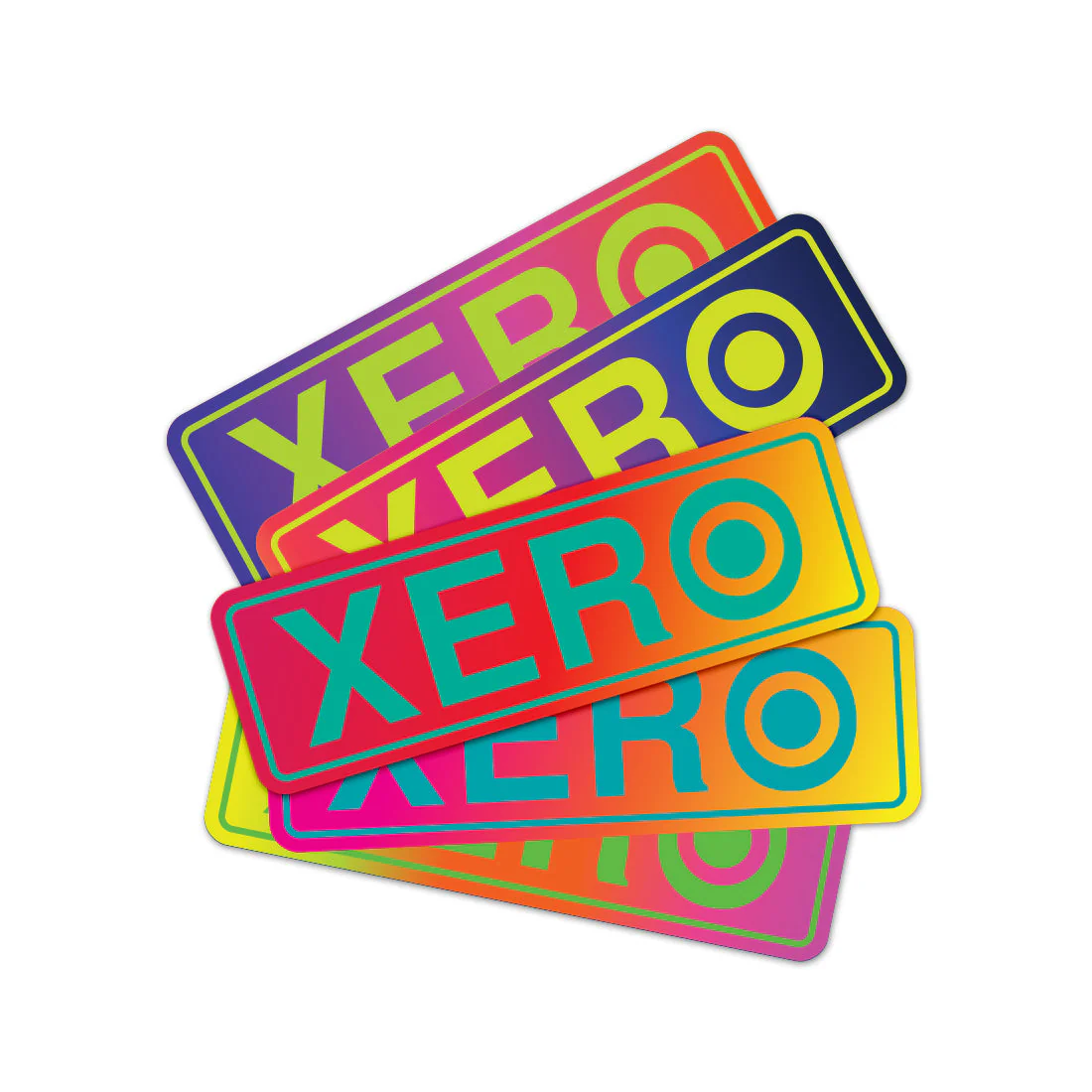 XERO Sunset Strip Stickers